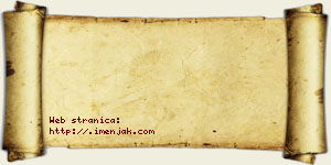 Aćim Debeljak vizit kartica